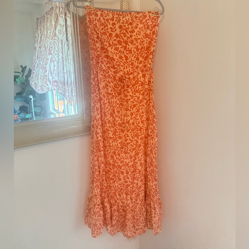 Keliki Hawaii strapless dress size Small. Would fit a Med also
